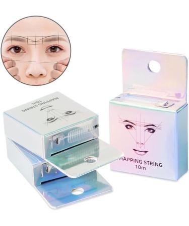 Baluue 2pcs Eyebrow Positioning Line Makeup Supplies Eyebrow Ruler Eyebrow Tools Digital Ruler Nylon - Buy Online on GoSupps.com