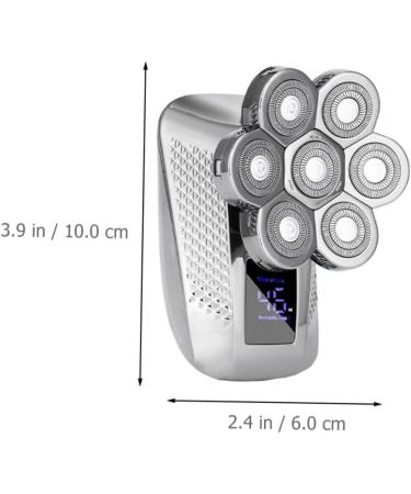 7-in-1 Waterproof Electric Shaver for Men - Digital Display Beard Trimmer & Personal Care Set - International Shipping Available - Buy Online on GoSupps.com