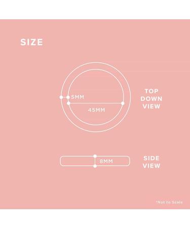 Gimme Beauty Black Onyx Seamless Microfiber Hair Ties - No Damage Elastics (9 Pack) - Buy Online on GoSupps.com