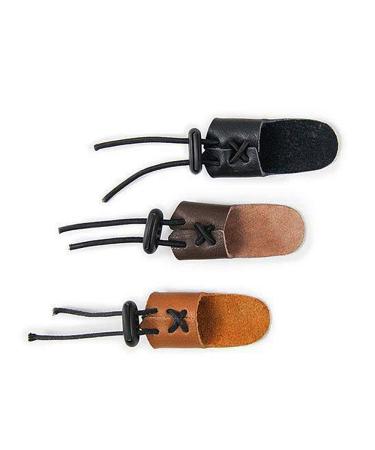 RMISODO 3 Pieces Leather Thumb Ring Adjustable Archery Thumb Finger Protector Guard for Hunting Shooting