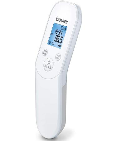 Beurer FT 85 Contactless Infrared Thermometer & Po 45 Pulse Oximeter Bundle Fast Fever & SpO2 Measurement for Hygienic Home Health Monitoring - Buy Online on GoSupps.com
