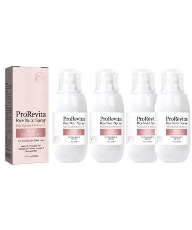 Rice Conditioning Spray Hair Growth Spray Rice Water Spray Natural Hair Growth Spray Repairs Damaged Hair Moisturizes The Scalp Rice Extract for Hair Loss and Thinning Hair 4 PCS