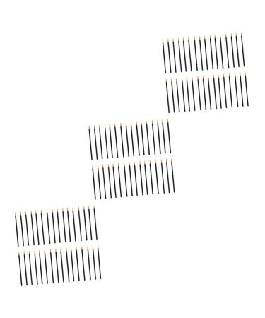 Didiseaon Eyeliner Brush Disposable 300 Pcs Disposable Makeup Eyeliner Brush Hard Head Liquid Eyeliner Eyeliner Brush Applicator mediumx3pcs As Shownx3pcs