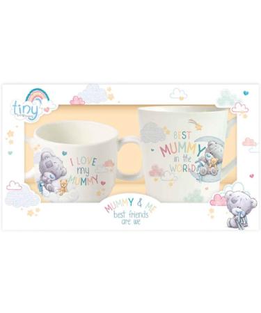 Ceramic Tiny Tatty Teddy Mummy and Baby Best Friends Mug Set - White | Adorable Gift for Loved Ones - Buy Online on GoSupps.com