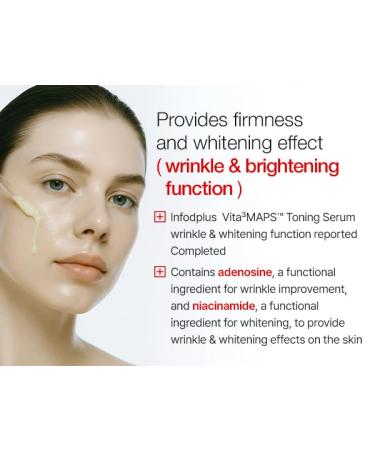 INFODPLUS VITA MAPS 53 Toning Serum Niacinamide & Sea Buckthorn | Brightening Dark Spot Corrector Even Skin Tone Night Serum - Buy Online on GoSupps.com