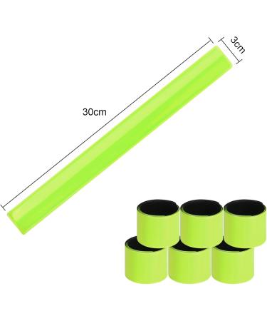 Uraqt Reflector Band Set - 16pcs Universal Reflectors for Joggers & Cyclists - A-Green Safety Tape & Snap-Arm Strap for Kids & Adults - Buy Online on GoSupps.com