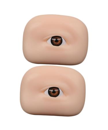 Beavorty 2pcs Eye Practice Skin makeup practice skin silicone practice skin makeup eyeshadow practice skin 1 count (Pack of 1) As Shown 1
