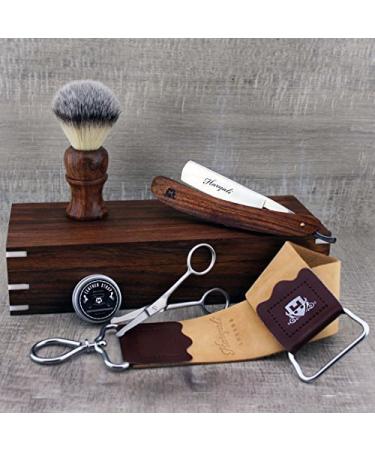 Complete Rosewood Classic Barber Shaving Set - Perfect Men's Gift for Ultimate Shaving Experience - Buy Online on GoSupps.com