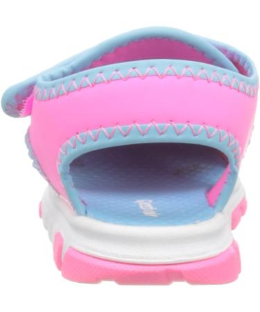 Reebok Baby Girl's Wave Glider III Sandals - 8.5 UK Child - Atomic Pink/Digital Blue/White - Buy Online on GoSupps.com