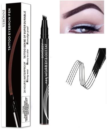 Four Forked Liquid Water Eyebrow Pencil 3D Simulation Native Eyebrow Natural Anti Sweat Eyebrow Pencil Four Colors (Color : 04) - Buy Online on GoSupps.com
