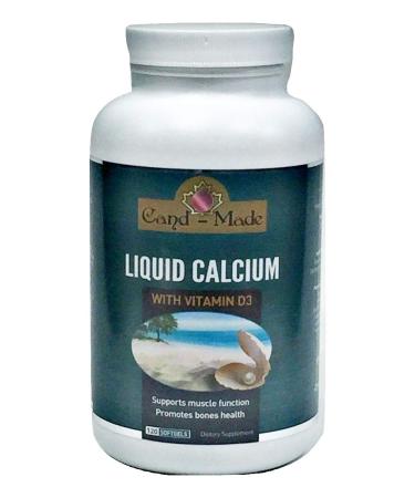 Cand-Made Liquid Calcium with Vitamin D 120Capsules