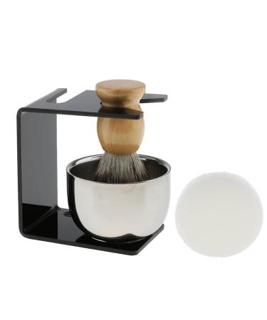 Beard Brush Stand Shaving Soap Bowl Set 33110 4-piece set hair brush stand soap dish soap