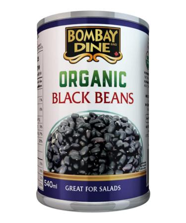 Bombay Dine Organic Black Beans (12-Pack) 12 x 540ml