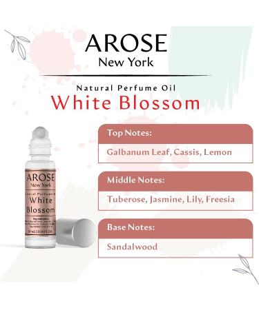 White Blossom Perfume Oil Alcohol-free Vegan 10 ml Pocket Size Travel Size long-lasting Fragrance Inspired by Bloom - LARGE BOTTLE NOT INCLUDED - Buy Online on GoSupps.com