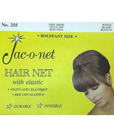 Hair Net Jac-O-Net Tiny Mesh Bouffant/Large Size Medium Brown 1 Net Per Pack Pack of 12
