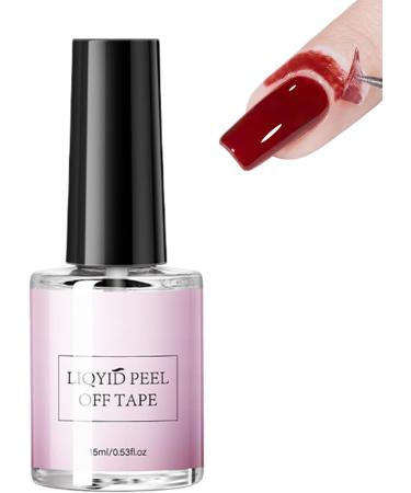 Peelable Base Coat - Peelable Base Coat for Gel | Easy Removal Strong Adhesion Quick Drying 15ml Glue for Nail Art Daily Use Salon Home Carnival Personal Wedding - Buy Online on GoSupps.com
