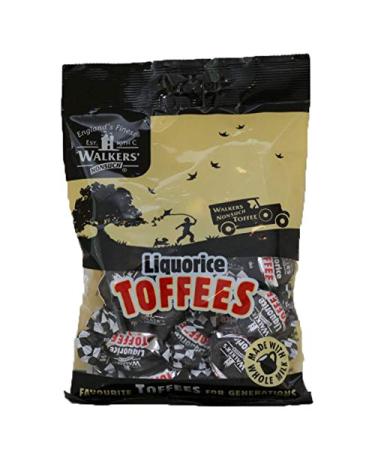 Walkers Nonsuch Liquorice Toffees (150g) Bag by Walkers