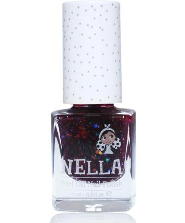 Miss Nella Secret Diary Non-Toxic Dark Plum Nail Polish for Kids - Odour Free & Easy Peel Off Formula for Children and Toddlers - Buy Online on GoSupps.com