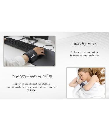 Revitalize Sleep & Relieve Pain with Earthing Bracelet - Grounding Therapy Band with 38.1 cm White Wire | 31.5 x 8.9 cm | International Shipping Available - Buy Online on GoSupps.com