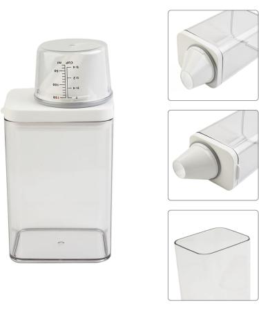 Washing Powder Storage Box 1100 ml Washing Powder Dispenser with Detergent Dosing Aid Empty Bottles Container Soap Detergent Storage Box for Fabric Softener 1100ml - Buy Online on GoSupps.com