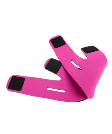 Face Slimming Strap & Mask - Double Chin Reducer for Women | Thin Neck Facelift | Rose Red - Buy Online on GoSupps.com