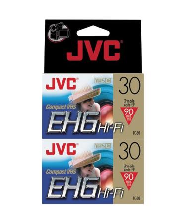 JVC Tc30Ehgdu2 30-Minute Vhs-C Video Tape (2-Pk) (Discontinued by Manufacturer)