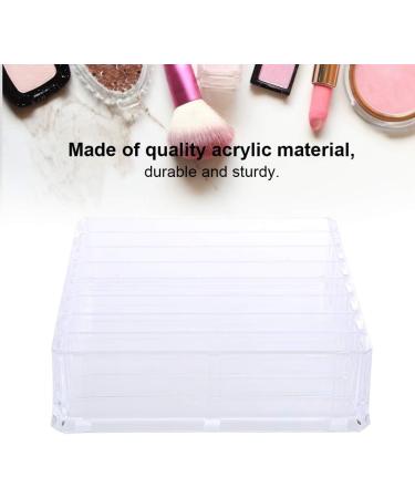 Ruiqas Acrylic Makeup Organizer - 8 Compartment Transparent Box for Lipstick & Eyeshadow - Buy Online on GoSupps.com