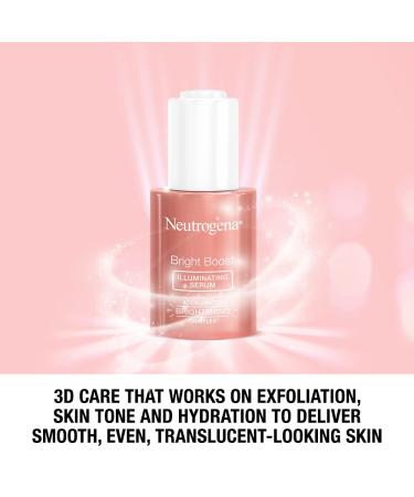 Neutrogena Bright Boost Illuminating Face Serum | Neoglucosamine & Turmeric | Even Skin Tone | Reduce Dark Spots | 1 Fl Oz - Buy Online on GoSupps.com