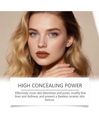 CYGunGun White Color Changing Foundation Stick Lightweight Double Head Foundation Stick 2In1 Cream Head and Brush Moisturizing Lightweight Blurs Pores & Evens Skin Tone Light - Buy Online on GoSupps.com