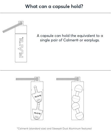 Flare Audio Capsule Rose Gold - Durable Lightweight Aluminum Keychain - Waterproof - Buy Online on GoSupps.com