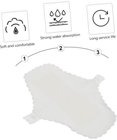 Buy Minkissy Washable Women's Cotton Bandages - Reusable Menstruation Pads for Pregnant Women - 6 Piece Set - Buy Online on GoSupps.com