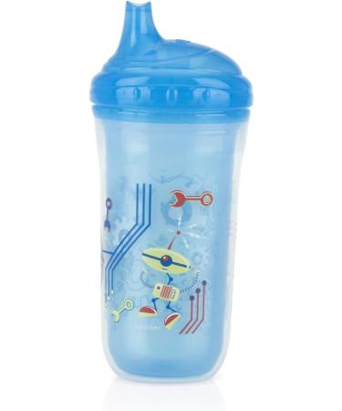 Nuby No-Spill Insulated Hard Spout 9 oz Cup  Colors/Prints May Vary 2 Count (Pack of 1) - Buy Online on GoSupps.com