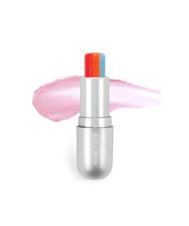 Winky Lux | Rainbow Tinted Lip Balm | pH Lipstick | Tinted Lip Balm | Color Changing Lipstick | With Jojoba Oil | Pineapple Scent, .13 oz