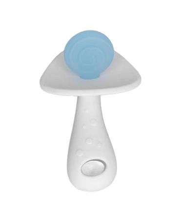 Large Easy Grip Baby Teether Stick | Silicone Teething Toy for Newborn | Boilable Candy Shape | Sensory Development | Textured Handle | 6-12 Months (Blue White) - Buy Online on GoSupps.com