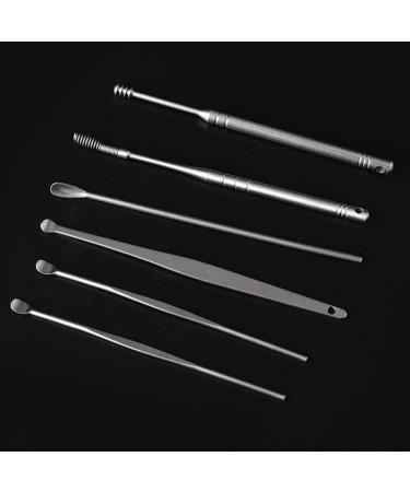 Minkissy 18PCS Stainless ANC Ear Buds and Ear Cleaner Set - Earpick Wax Removal Tool Kit with Ear Plugs - Buy Online on GoSupps.com