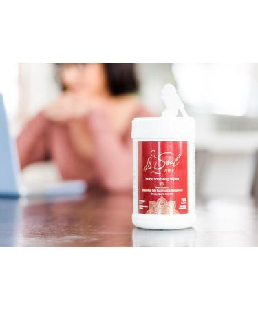 Soul Wipe Hand Sanitizing Wipe - Meditative Tool for Root Chakra Energy - Buy Online on GoSupps.com