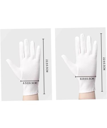 POPETPOP 3 Pairs Soft Stretchy Uniform Cotton Glove spa Glove Work Serving Industrial Formal Costume Working Glove White Miss Clothing Jewelry - Buy Online on GoSupps.com