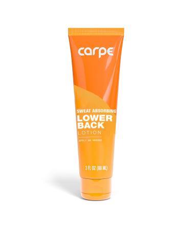 Carpe Lower Back Sweat Absorber & Butt Sweat Prevention Lotion NEW Keep Your Back Buttocks & Waistband Dry with a Sweat Absorbing Formula that Prevents & Controls Moisture for All-Day Freshness