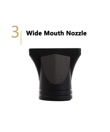 5PCS Black Hair Dryer Nozzle Replacement Set - Salon Blowout Attachments for 4.5cm Diameter - Hairdressing Styling Tool - Buy Online on GoSupps.com