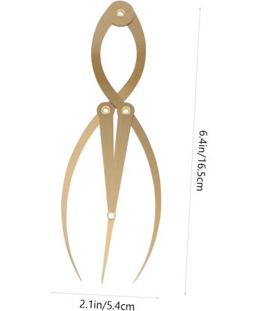 FRCOLOR 1pc Eyebrow Positioning Ruler Eyebrow Mapping Ruler Eyebrow Tattooing Positioning Ruler Appliance 1 count (Pack of 1) Golden - Buy Online on GoSupps.com