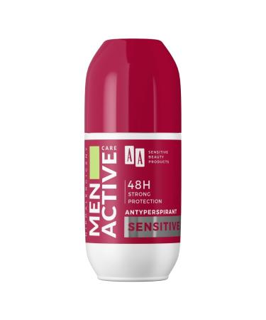 AA Men Active Care Sensitive Roll-On Antiperspirant 50ml