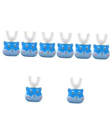 FRCOLOR 8 Sets Children's Electric Toothbrush Safety Tooth Brush U-Shape Electric Toothbrush Child Electric Toothbrush U Type Toothbrush Toothbrush Tooth Brush
