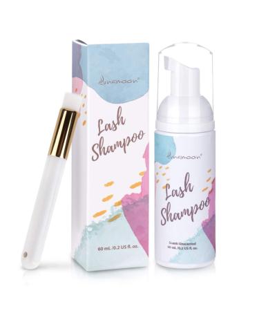 Eyelash shampoo for eyelash extensions eyelashes shampoo lash shampoo 60ml eyelash foam Cleaner eyelash cleaner for salon and home use (original) - Buy Online on GoSupps.com