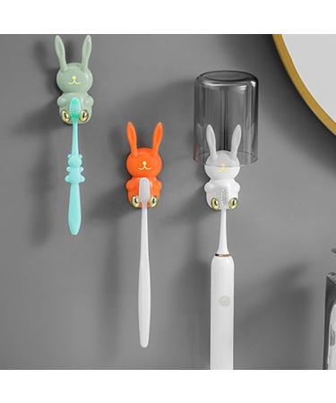 Alipis 8 STK Self-Adhesive Wall Hooks - Caricature Hooks for Shaving Toothpaste & Luffa - Durable ABS Bathroom Connectors - Buy Online on GoSupps.com