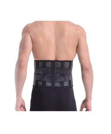 Adjustable lumbar support lower back belt for men and women bandage back pain intervertebral disc pain relief squat training sport (size: xx large) (XX)