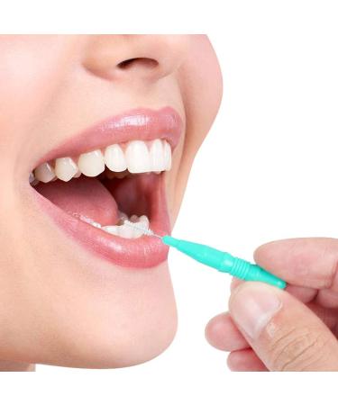 50 Interdental Brush Toothpicks - Oral Dental Hygiene Tool for Teeth Cleaning - Buy Online on GoSupps.com