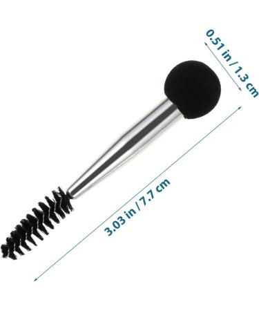 12 Pieces Sponge Makeup Eyelash Brush Eyebrow Brush Makeup Tool Brush for Eyebrow Colour Makeup Brush Lip Applicator Double Brush Cosmetic Spool - Buy Online on GoSupps.com