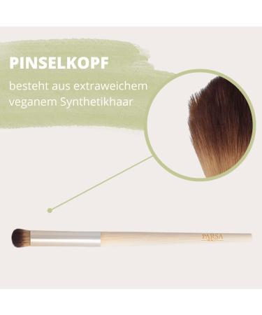 Parsa Beauty Eyeshadow & Blender Brush - FSC Certified Bamboo Makeup Brush for Flawless Eye Artistry - Buy Online on GoSupps.com