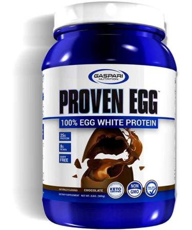 Gaspari Nutrition Proven Egg 100% Egg White Protein Chocolate 2 lb (900 g)