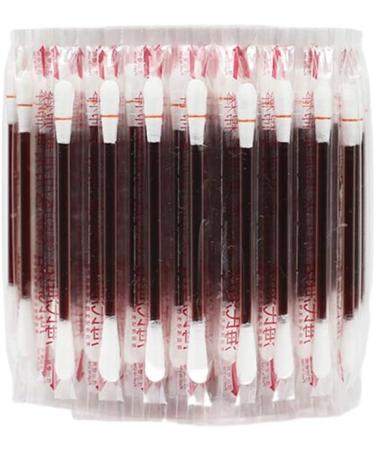 SUPVOX 100Pcs Disposable Cotton Swab for Iodophor Skin Disinfection - Hospital & Home Use - Buy Online on GoSupps.com